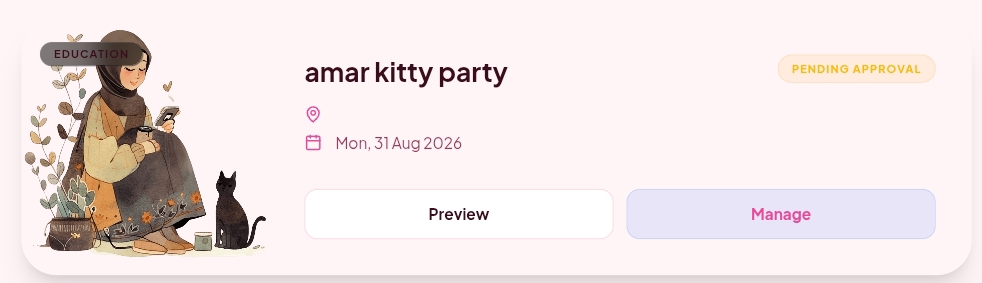 Pending Approval